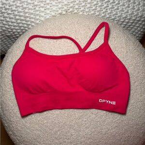 Dynamic Backless Sports Bra Rosa Pink S